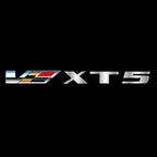 CADILLAC XT5 LOGO PROJECTOT LIGHTS Nr.9803 (quantity 1 = 2 Logo Films /2 door lights）