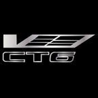 CADILLAC CT6 LOGO PROJECTOT LIGHTS Nr.9762 (quantity 1 = 2 Logo Films /2 door lights）