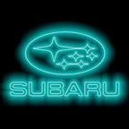 SUBARU ORIGINAL LOGO PROJECROTR LIGHTS (quantity 1 = 1 sets/2 door lights) Nr.9
