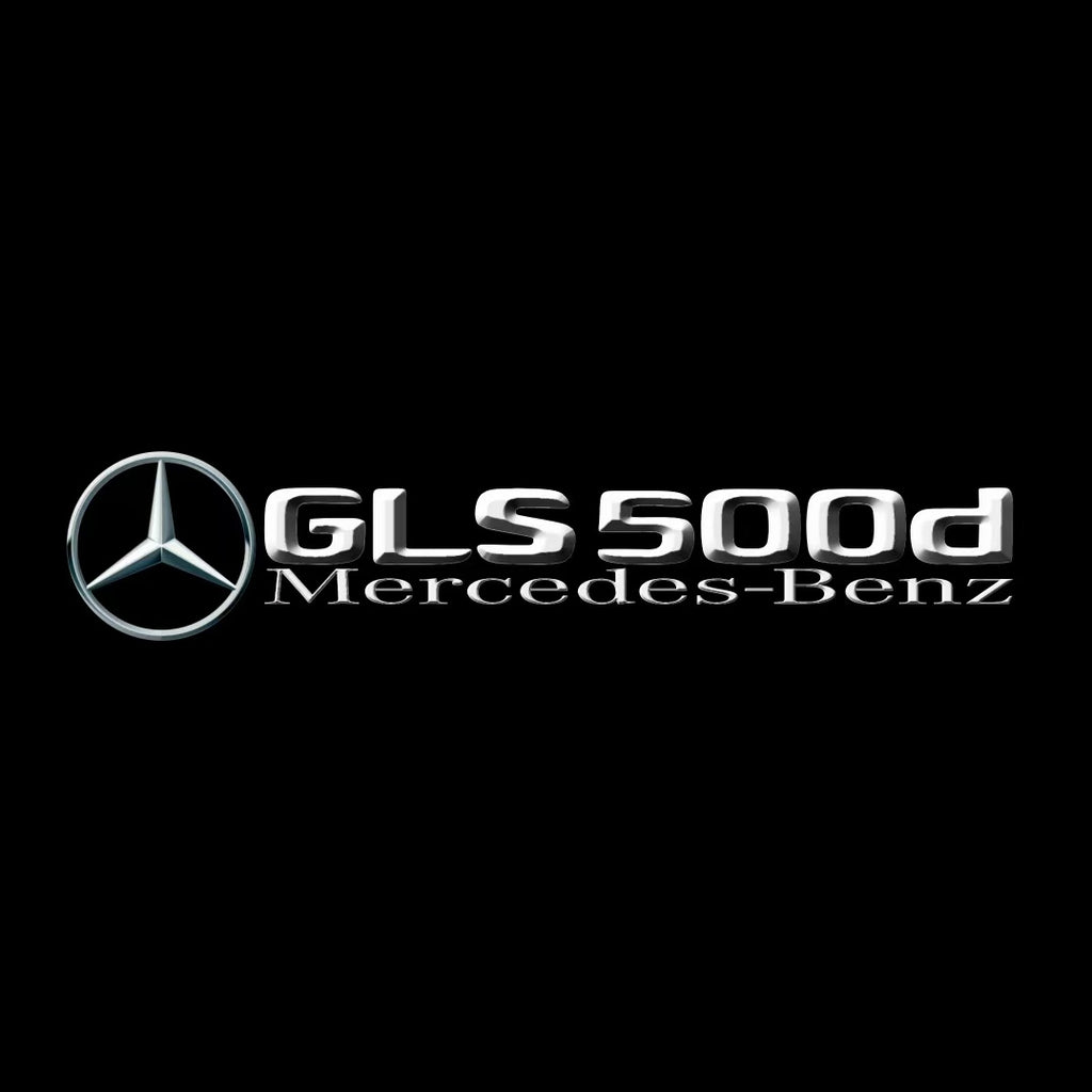 أضواء بروجكتور شعار MERCEDES BENZ رقم 03 (الكمية 1 = 1 مجموعة / 2 أضواء باب)