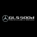 أضواء بروجكتور شعار MERCEDES BENZ رقم 03 (الكمية 1 = 1 مجموعة / 2 أضواء باب)