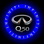 LUCI PROIETTORI LOGO INFINITI QX56 Nr.74 (quantità 1 = 1 set / 2 luci porta)