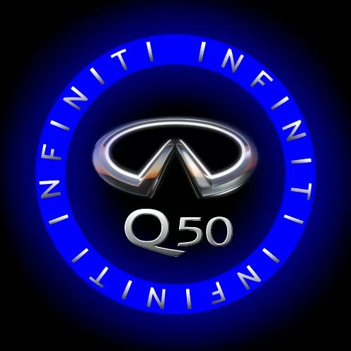 LUCI PROIETTORI LOGO INFINITI QX56 Nr.74 (quantità 1 = 1 set / 2 luci porta)