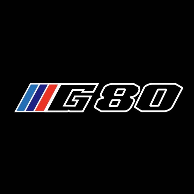 BMW M3 LOGO PROJECTOR LIGHTS Nr.24 (الكمية 1 = 1 مجموعة / 2 أضواء باب)