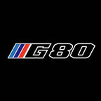 BMW M3 LOGO PROJECTOR LIGHTS Nr.24 (الكمية 1 = 1 مجموعة / 2 أضواء باب)
