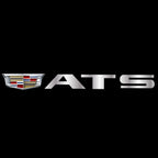 CADILLAC ATS LOGO PROJECTOT LIGHTS Nr.9796 (quantity 1 = 2 Logo Films /2 door lights）