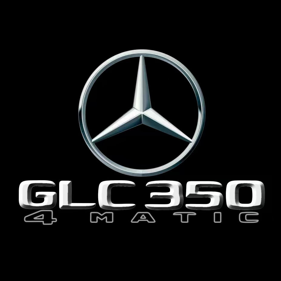 أضواء بروجكتور شعار MERCEDES BENZ رقم 03 (الكمية 1 = 1 مجموعة / 2 أضواء باب)