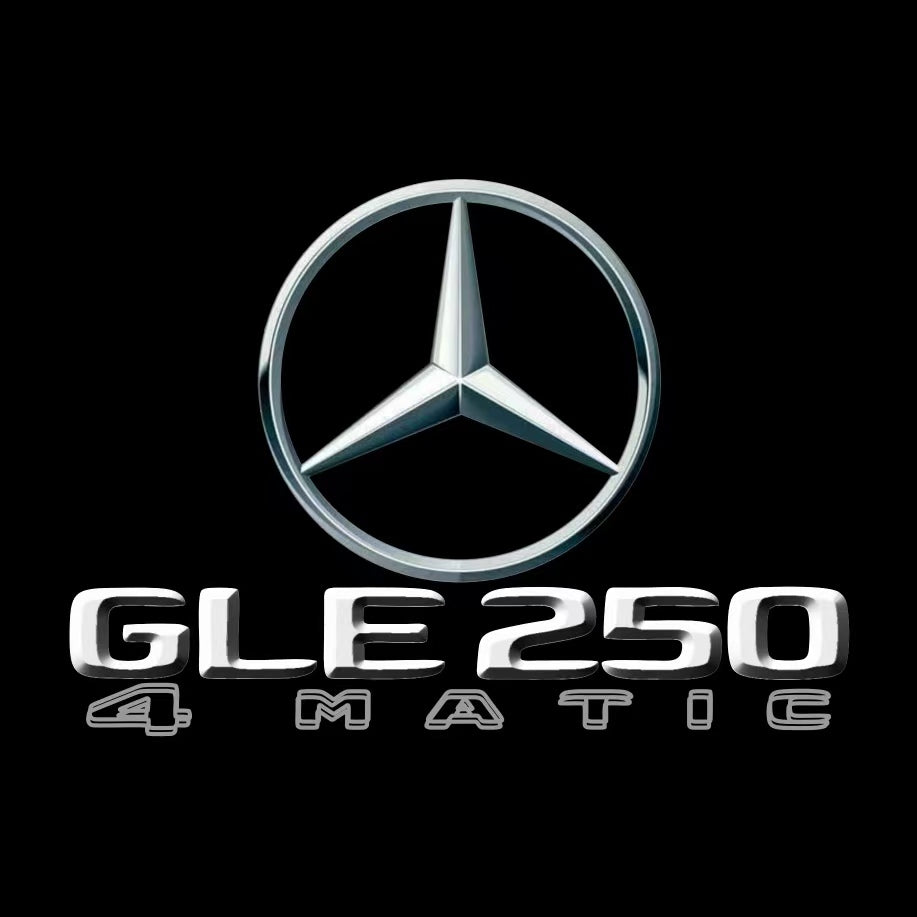 أضواء بروجكتور شعار MERCEDES BENZ رقم 03 (الكمية 1 = 1 مجموعة / 2 أضواء باب)