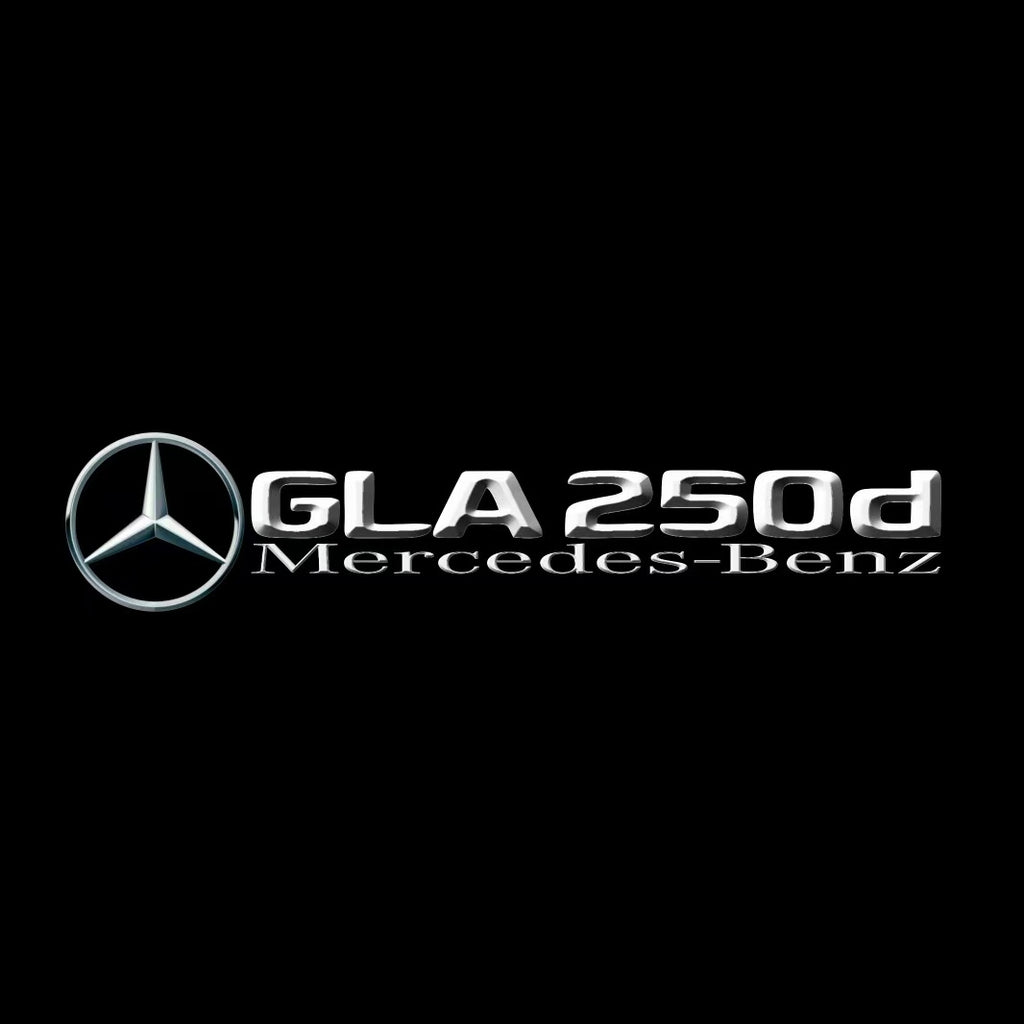 أضواء بروجكتور شعار MERCEDES BENZ رقم 03 (الكمية 1 = 1 مجموعة / 2 أضواء باب)