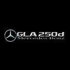 أضواء بروجكتور شعار MERCEDES BENZ رقم 03 (الكمية 1 = 1 مجموعة / 2 أضواء باب)