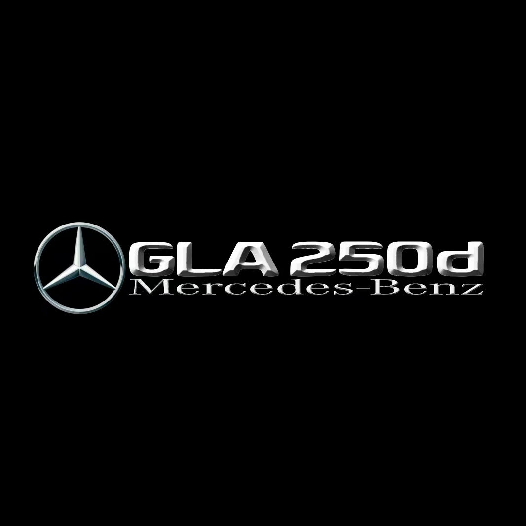 أضواء بروجكتور شعار MERCEDES BENZ رقم 03 (الكمية 1 = 1 مجموعة / 2 أضواء باب)