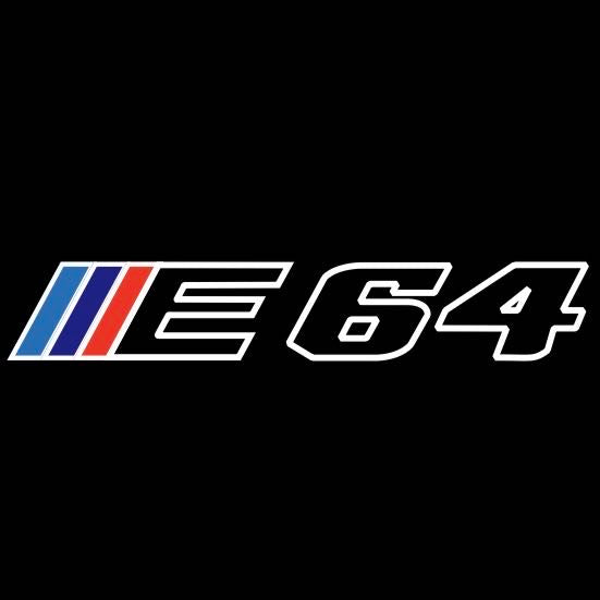 ÉCLAIRAGE DE PROJECTEUR BMW M3 LOGO Nr.24 (quantité 1 = 1 jeux / 2 feux de porte)