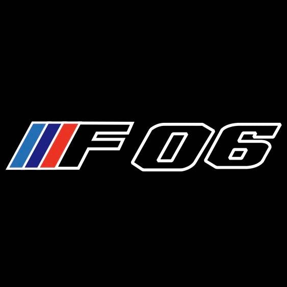 ÉCLAIRAGE DE PROJECTEUR BMW M3 LOGO Nr.24 (quantité 1 = 1 jeux / 2 feux de porte)