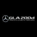 MERCEDES BENZ LOGO PROJECTOT LIGHTS Nr.03 (Menge 1 = 1 Sätze/2 Türleuchten)