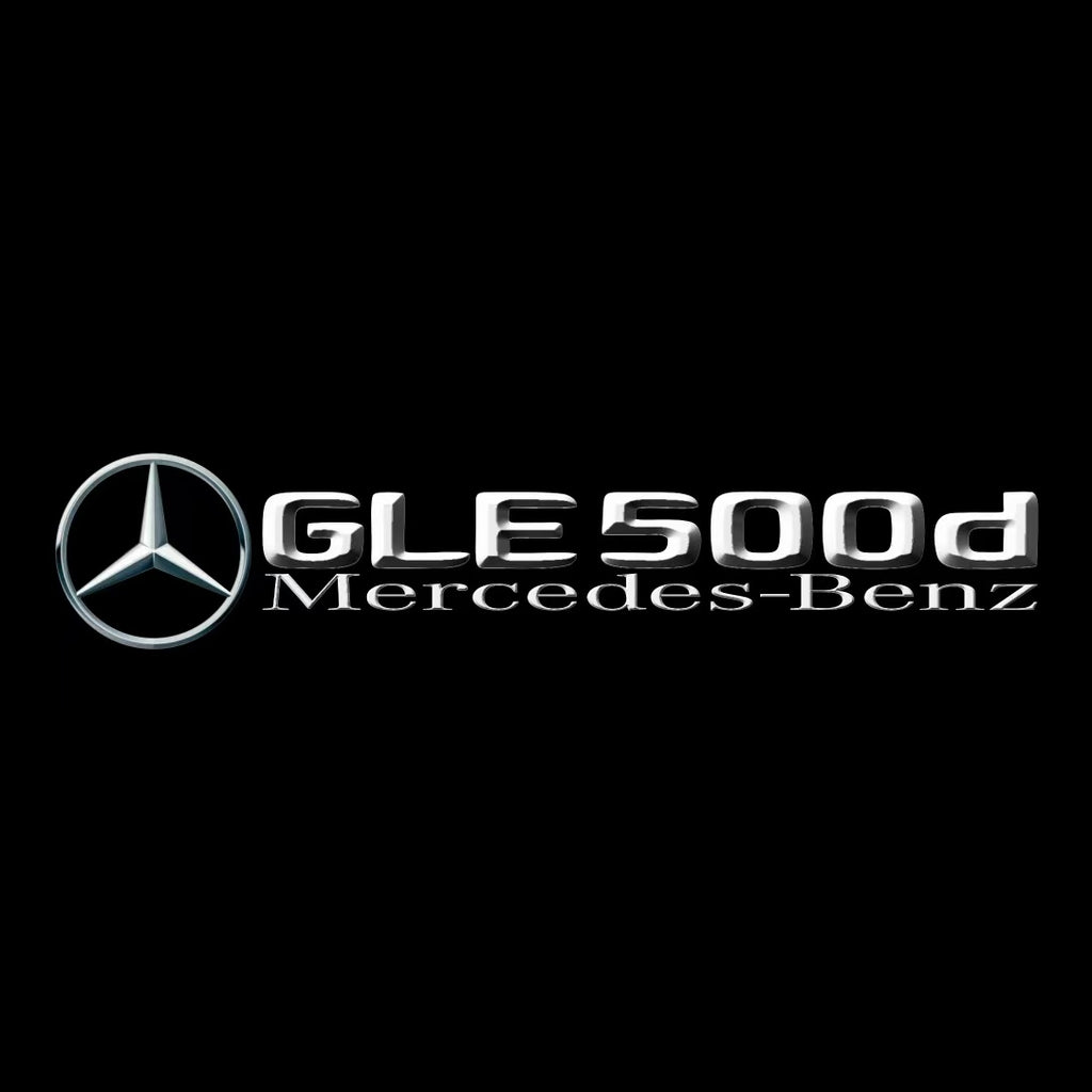 أضواء بروجكتور شعار MERCEDES BENZ رقم 03 (الكمية 1 = 1 مجموعة / 2 أضواء باب)