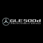 أضواء بروجكتور شعار MERCEDES BENZ رقم 03 (الكمية 1 = 1 مجموعة / 2 أضواء باب)