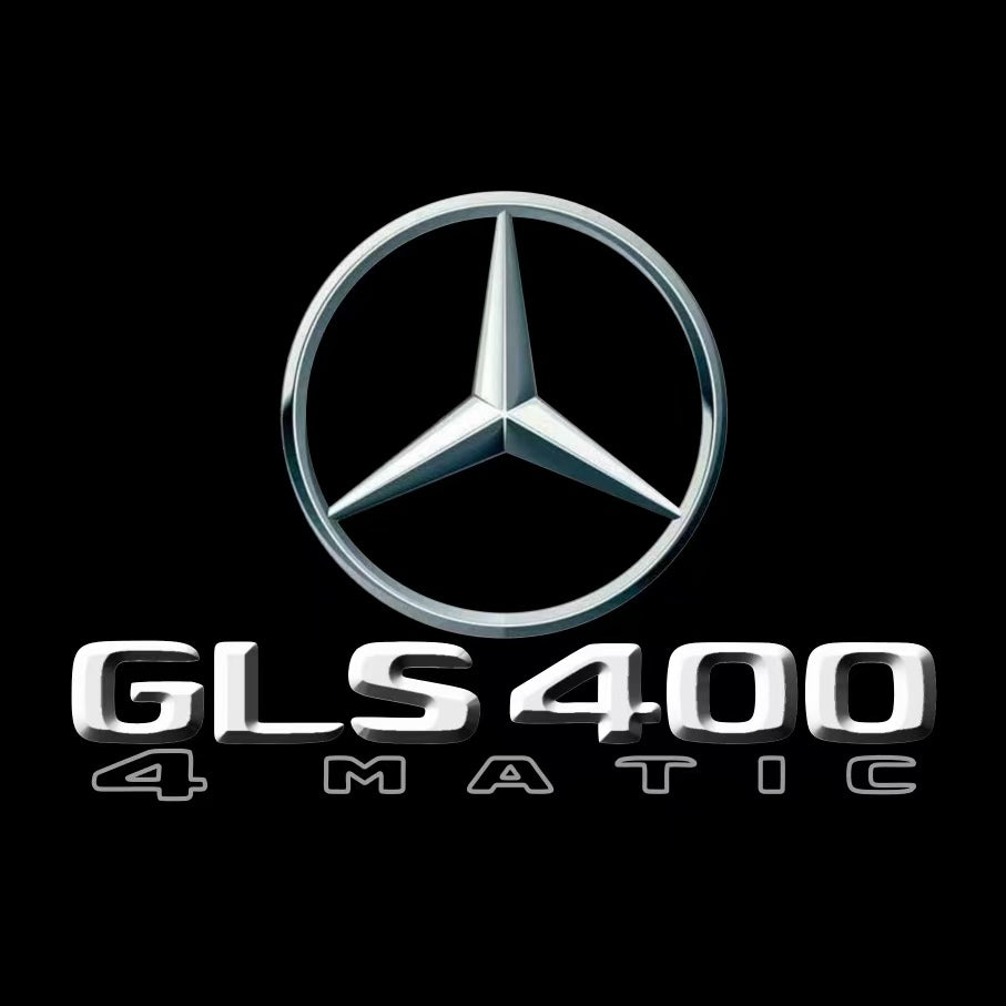 أضواء بروجكتور شعار MERCEDES BENZ رقم 03 (الكمية 1 = 1 مجموعة / 2 أضواء باب)
