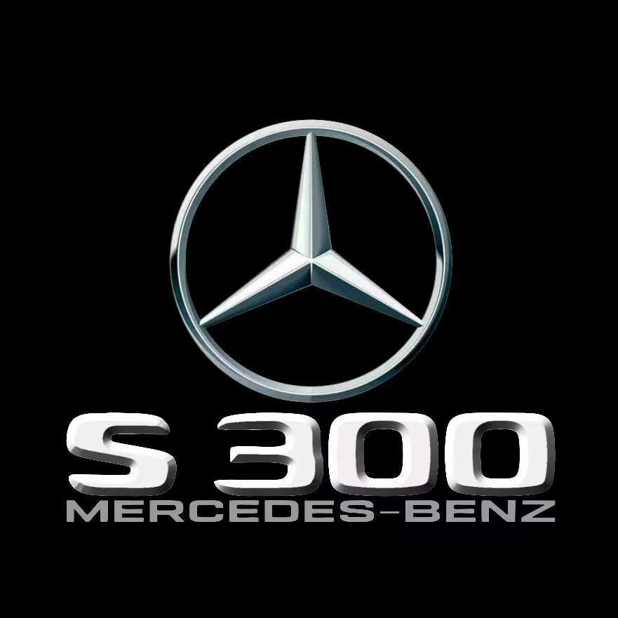 أضواء بروجكتور شعار MERCEDES BENZ رقم 03 (الكمية 1 = 1 مجموعة / 2 أضواء باب)