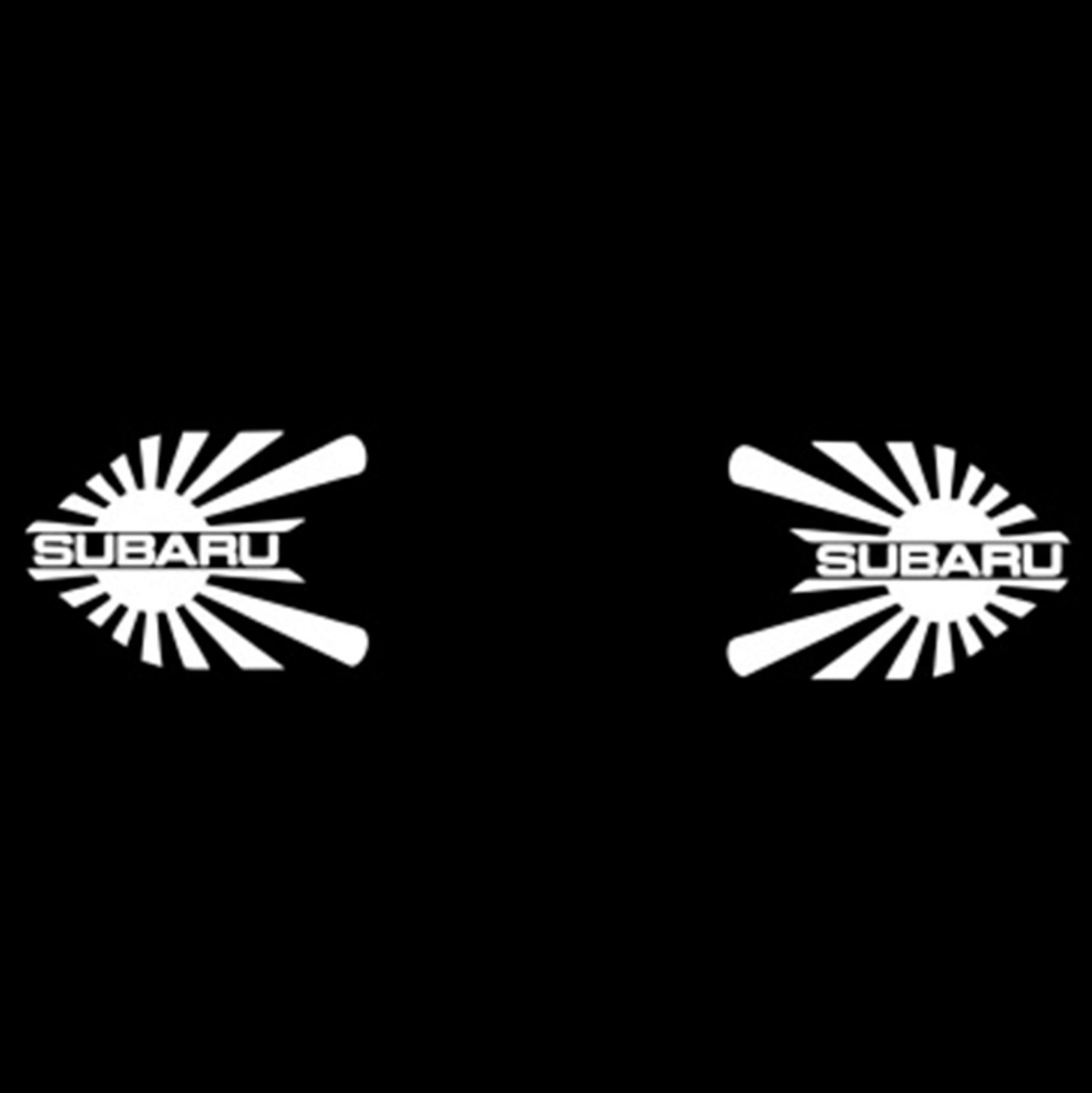 SUBARU ORIGINAL LOGO PROJECROTR LIGHTS (quantity 1 = 1 sets/2 door lights) Nr.10