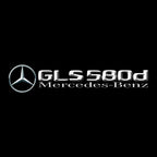 MERCEDES BENZ LOGO PROJECTOT LIGHTS Nr.03 (Menge 1 = 1 Sätze/2 Türleuchten)