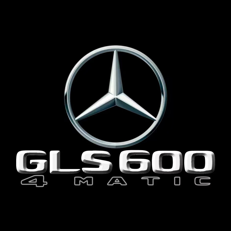 أضواء بروجكتور شعار MERCEDES BENZ رقم 03 (الكمية 1 = 1 مجموعة / 2 أضواء باب)