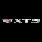 CADILLAC XT5 LOGO PROJECTOT LIGHTS Nr.9793 (quantity 1 = 2 Logo Films /2 door lights）