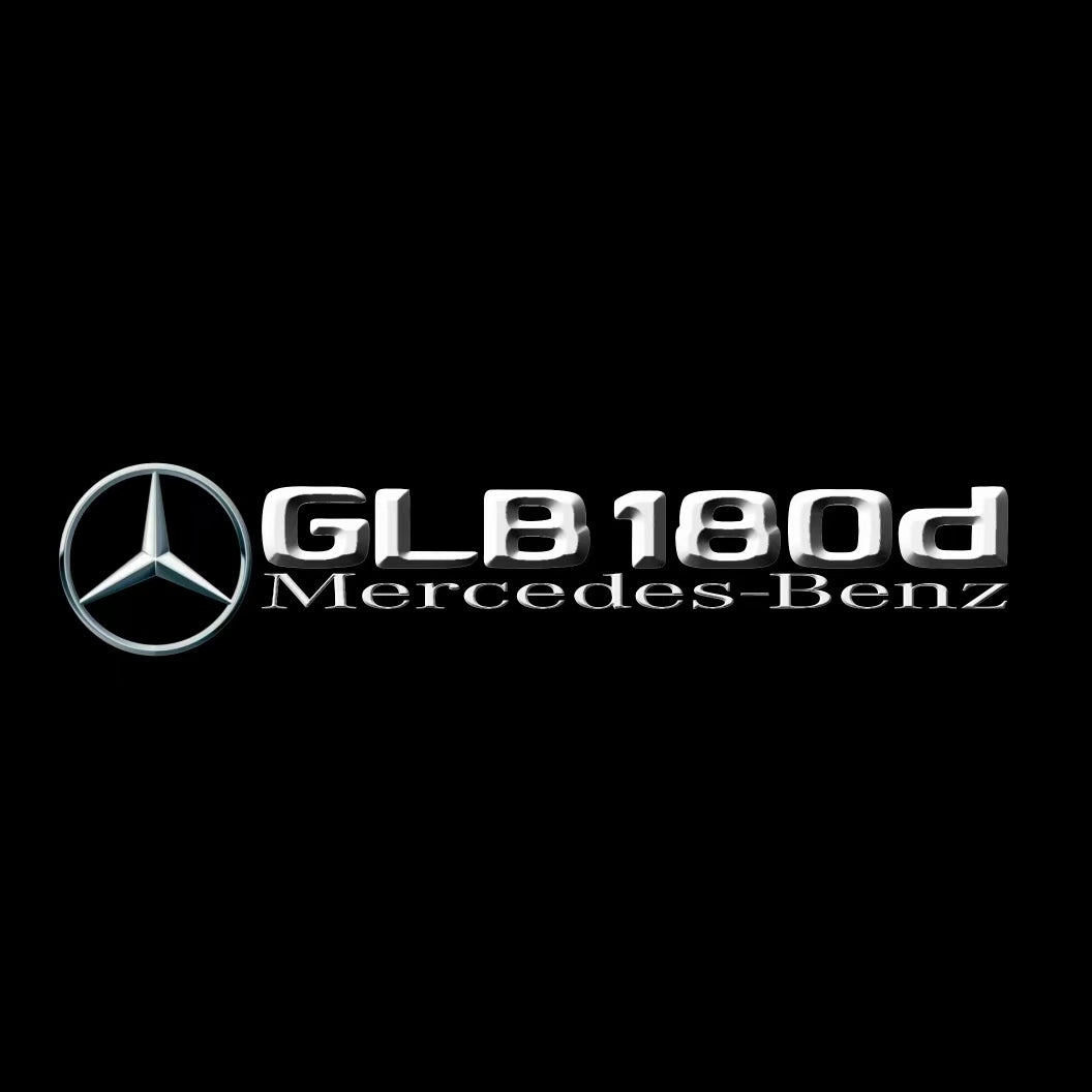 أضواء بروجكتور شعار MERCEDES BENZ رقم 03 (الكمية 1 = 1 مجموعة / 2 أضواء باب)