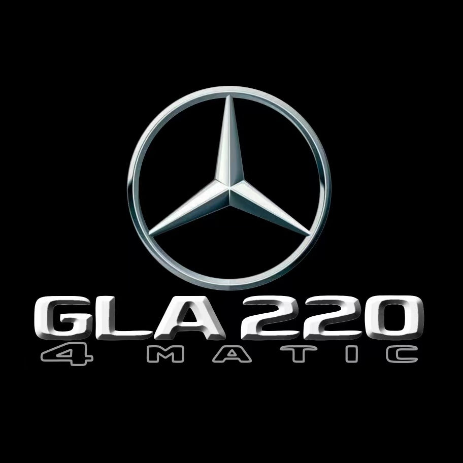 MERCEDES BENZ LOGO PROJECTOT LIGHTS Nr.03 (cantidad 1 = 1 juego/2 luces de puerta)