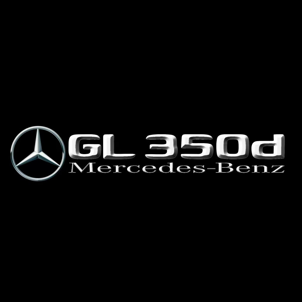 أضواء بروجكتور شعار MERCEDES BENZ رقم 03 (الكمية 1 = 1 مجموعة / 2 أضواء باب)