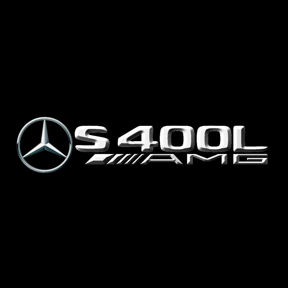 MERCEDES BENZ S 400L LOGO PROJECTOR LIGHTS  (quantity 1 = 1 sets/2 door lights)Nr.03f032