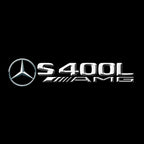 MERCEDES BENZ S 400L LOGO PROJECTOR LIGHTS  (quantity 1 = 1 sets/2 door lights)Nr.03f032