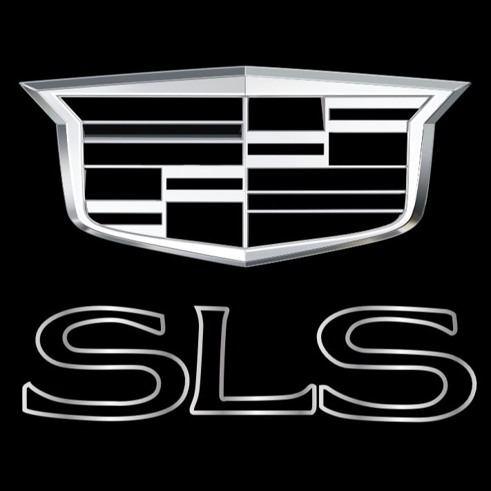 CADILLAC SLS LOGO PROJECTOT LIGHTS Nr.9724 (quantity 1 = 2 Logo Films /2 door lights）