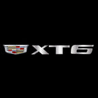 CADILLAC  XT6 LOGO PROJECTOT LIGHTS Nr.9792 (quantity 1 = 2 Logo Films /2 door lights）