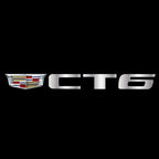 CADILLAC CT6 LOGO PROJECTOT LIGHTS Nr.9795 (quantity 1 = 2 Logo Films /2 door lights）