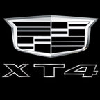 CADILLAC XT4 LOGO PROJECTOT LIGHTS Nr.9730 (quantity 1 = 2 Logo Films /2 door lights）