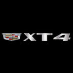 CADILLAC XT4 LOGO PROJECTOT LIGHTS Nr.9798 (quantity 1 = 2 Logo Films /2 door lights）