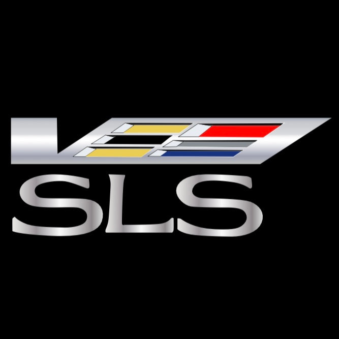 CADILLAC SLS LOGO PROJECTOT LIGHTS Nr.9754 (quantity 1 = 2 Logo Films /2 door lights）