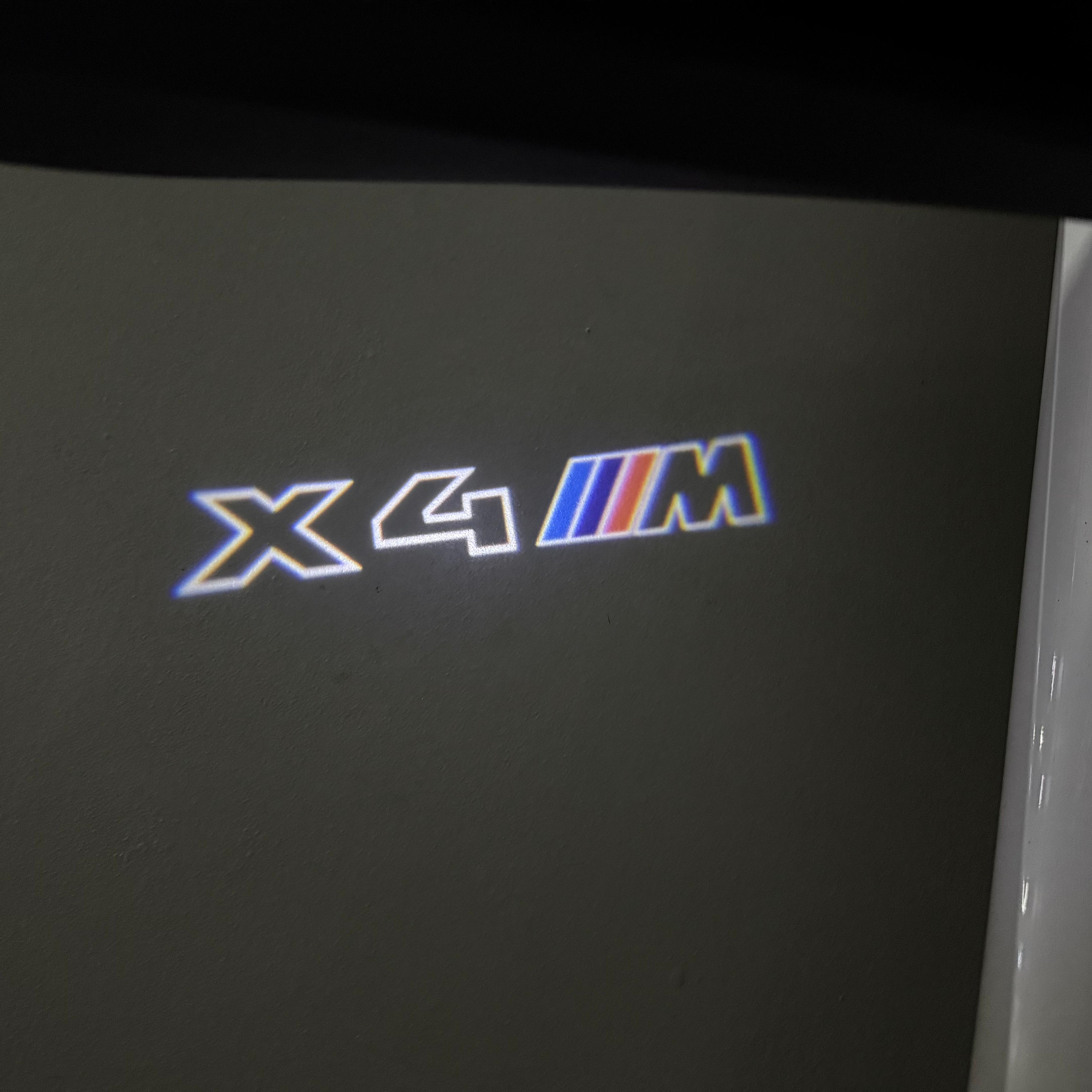 BMW  X4M LOGO PROJECTOT LIGHTS (quantity 1 = 1 sets/2 door lights) Nr.6024q0t041