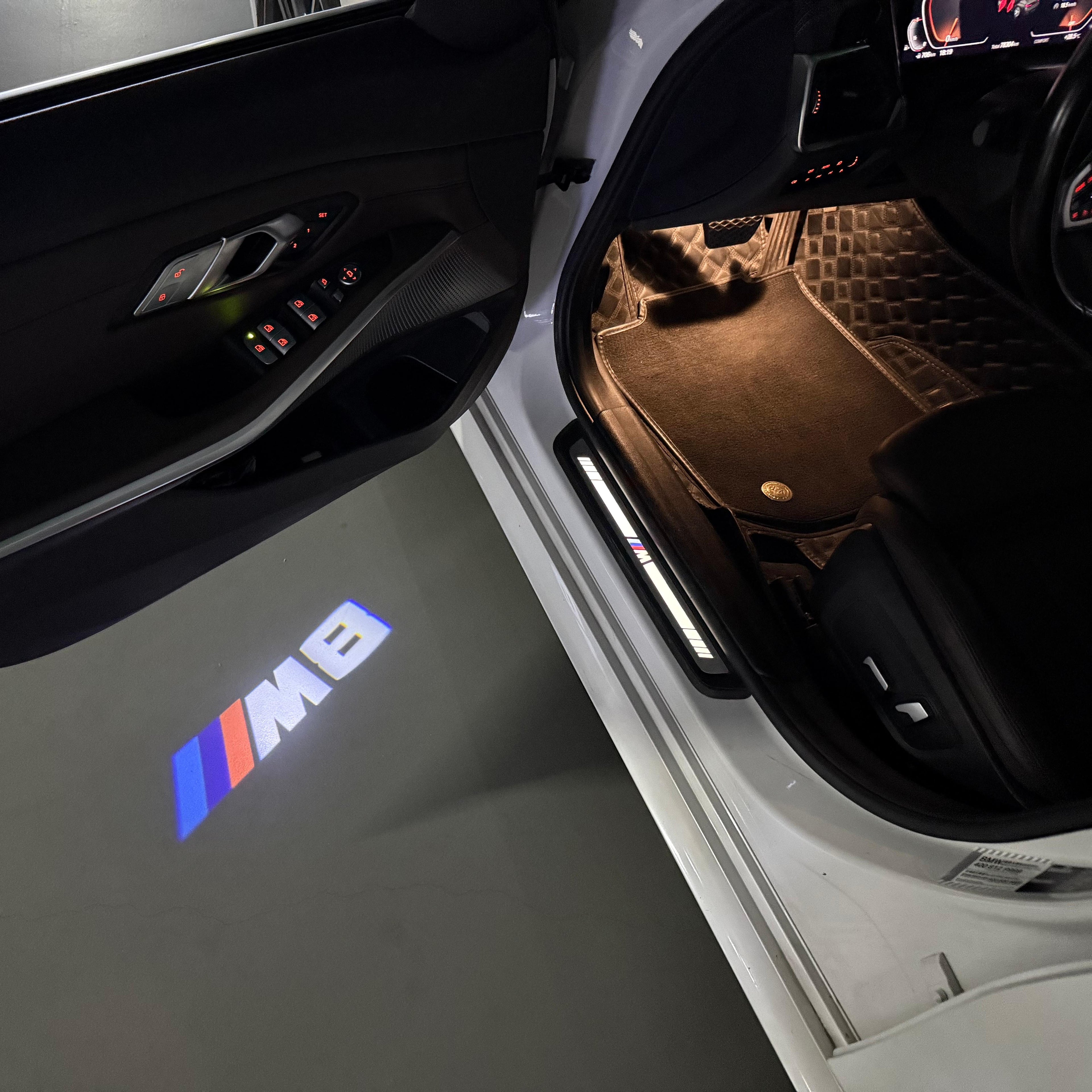 BMW M3 LOGO PROJECTOT LIGHTS Nr.24 (quantità 1 = 1 set/2 luci porta)