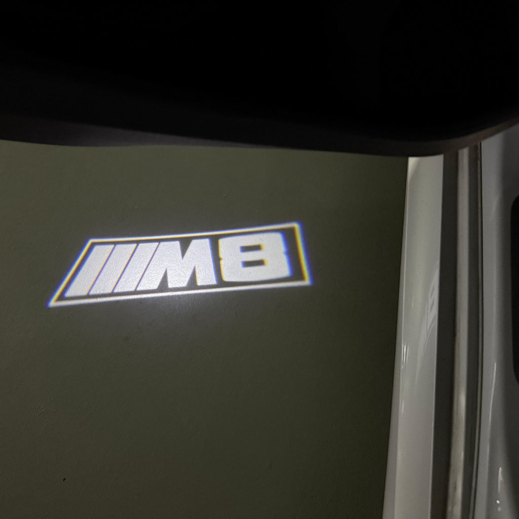 BMW M3 LOGO PROJECTOT LIGHTS Nr.24 (quantità 1 = 1 set/2 luci porta)