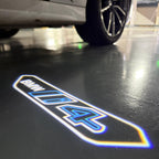 ÉCLAIRAGE DE PROJECTEUR BMW M3 LOGO Nr.24 (quantité 1 = 1 jeux / 2 feux de porte)