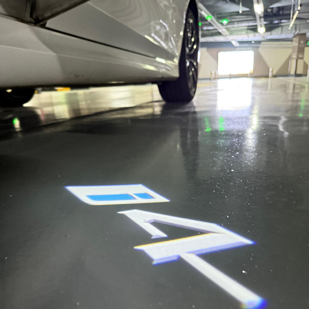BMW M3 LOGO PROJECTOT LIGHTS Nr.24 (Menge 1 = 1 Sets/2 Türleuchten)