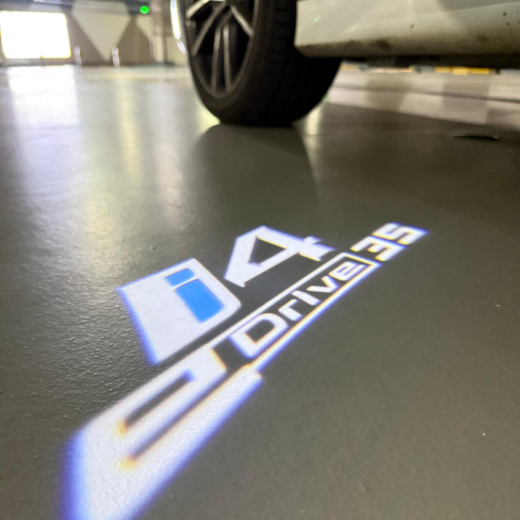 BMW M3 LOGO PROJECTOT LIGHTS Nr.24 (Menge 1 = 1 Sets/2 Türleuchten)