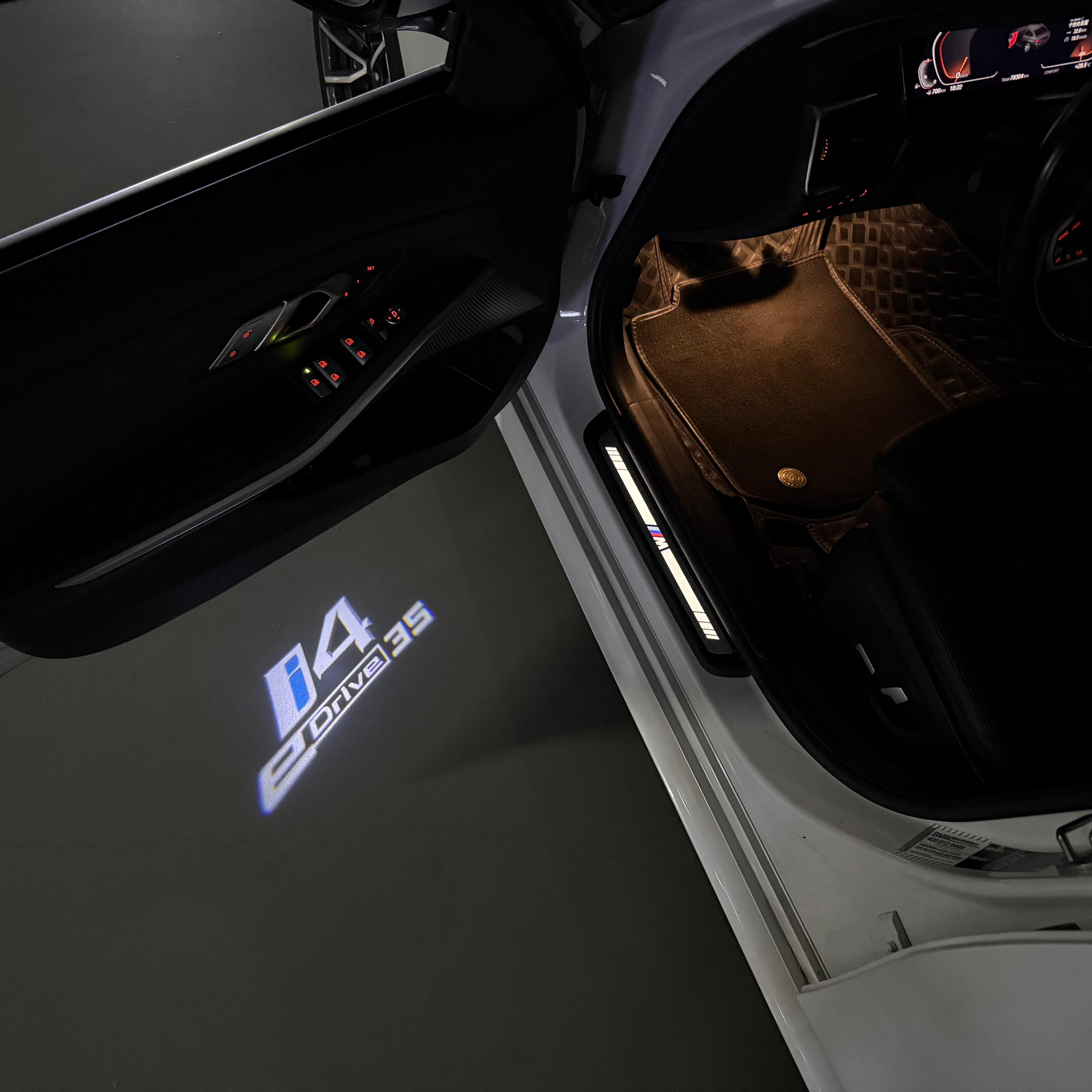 BMW M3 LOGO PROJECTOT LIGHTS Nr.24 (Menge 1 = 1 Sets/2 Türleuchten)