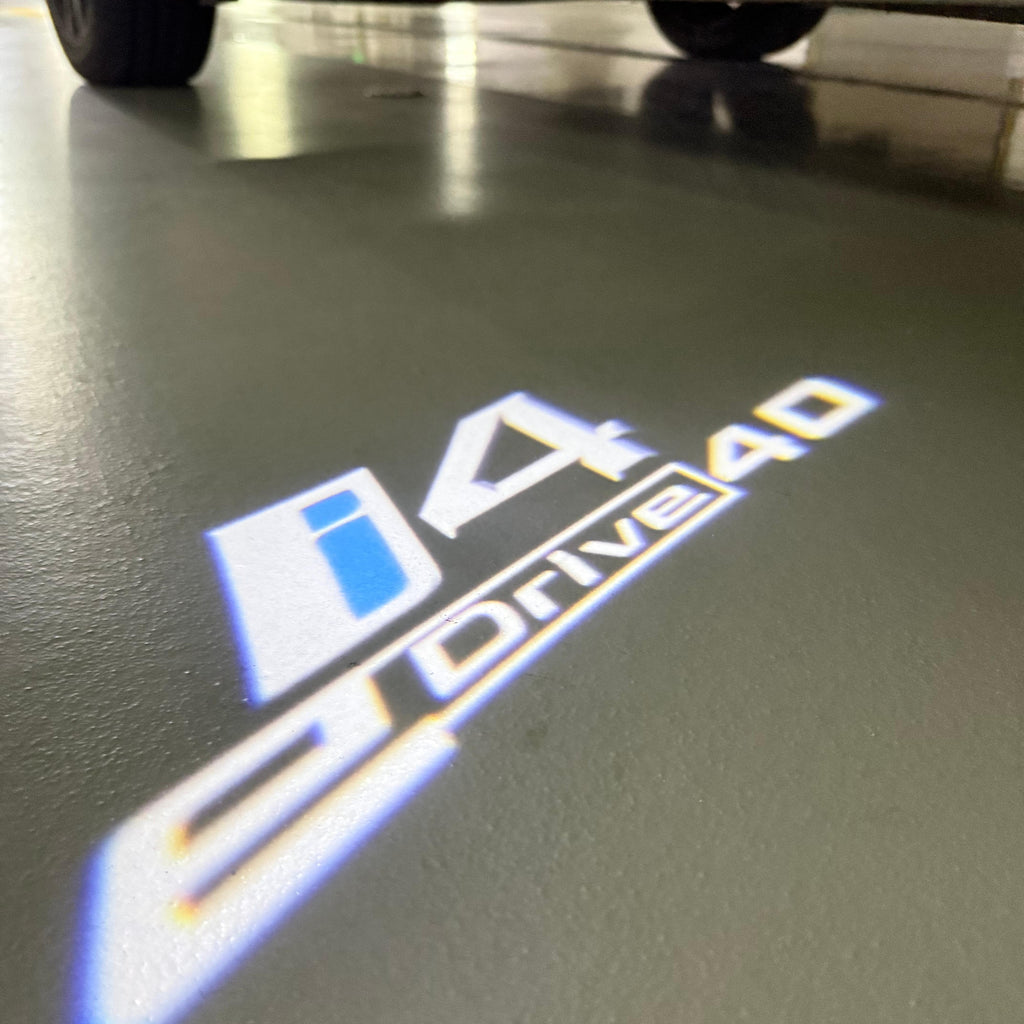 ÉCLAIRAGE DE PROJECTEUR BMW M3 LOGO Nr.24 (quantité 1 = 1 jeux / 2 feux de porte)