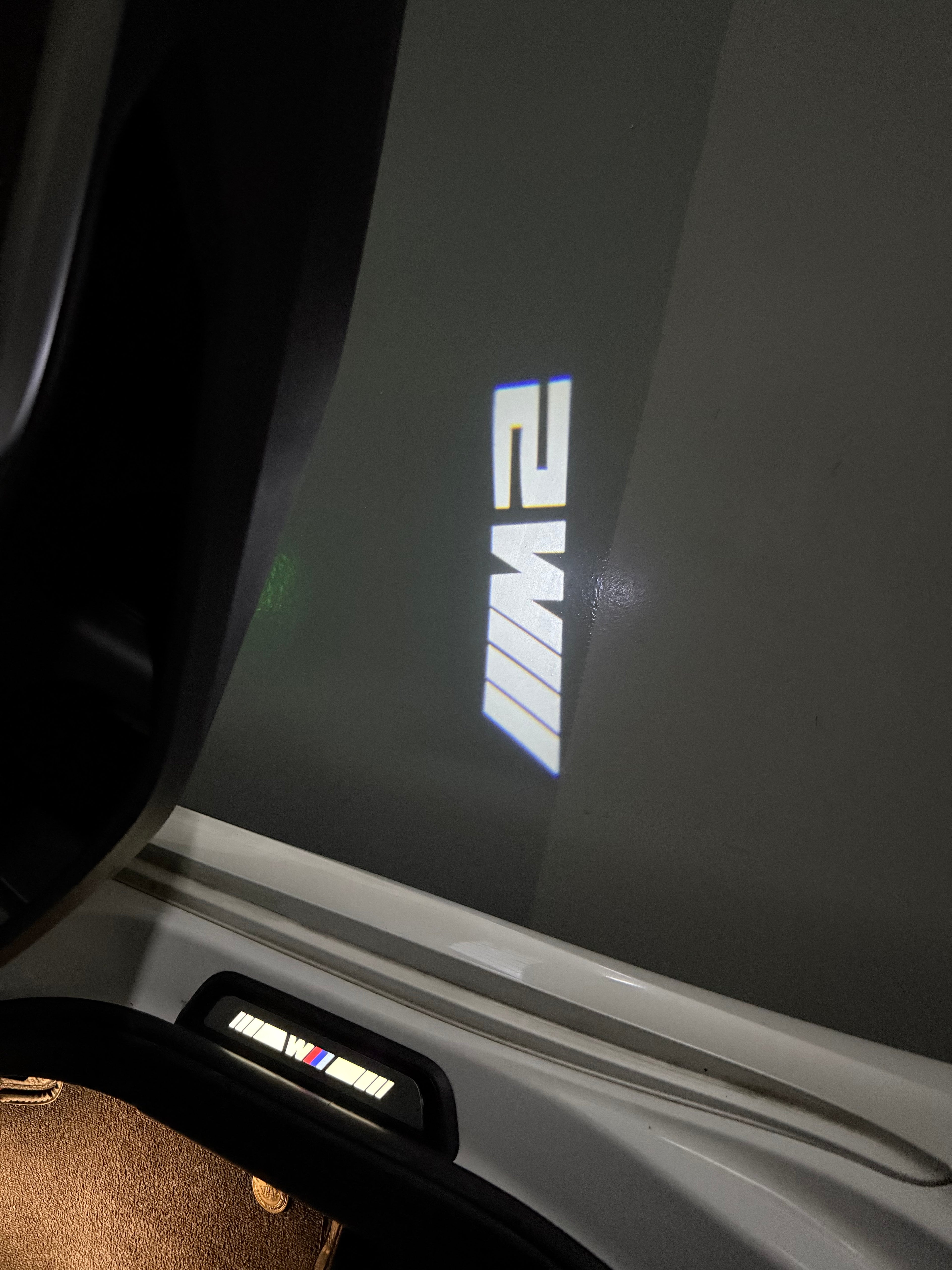 BMW M3 LOGO PROJECTOT LIGHTS Nr.24 (quantità 1 = 1 set/2 luci porta)