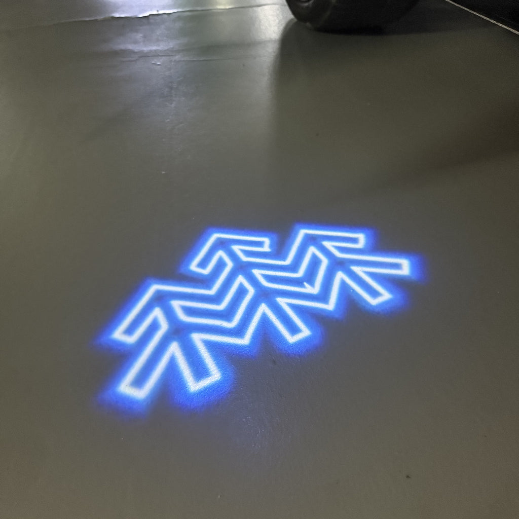 BRZ LOGO PROJECROTR LUCI Nr. 03 (quantità 1 = 1 set / 2 luci di portello)