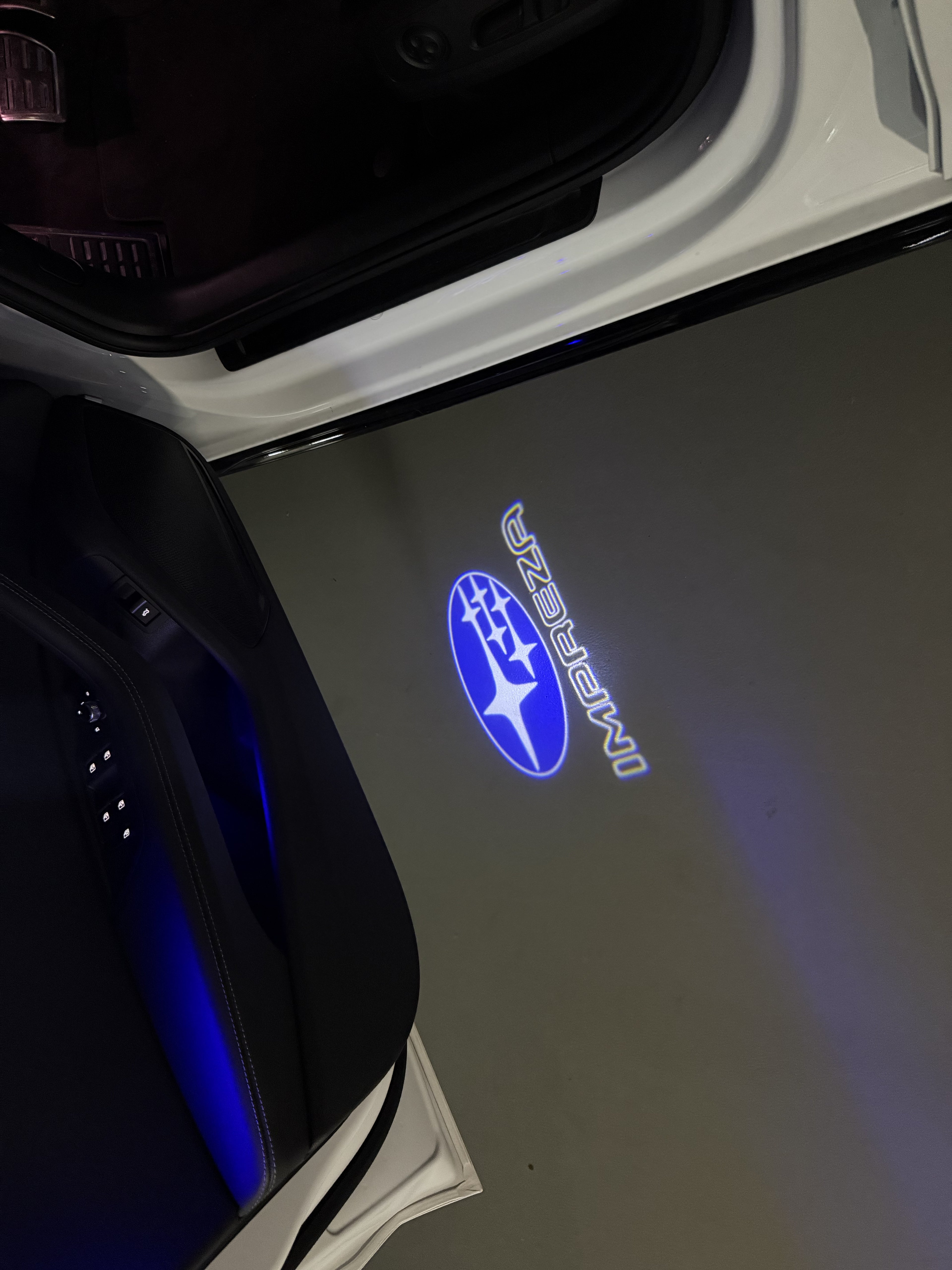 SUBARU IMPREZA LOGO PROJECROTR LIGHTS (quantity 1 = 1 sets/2 door lights) Nr.03A46