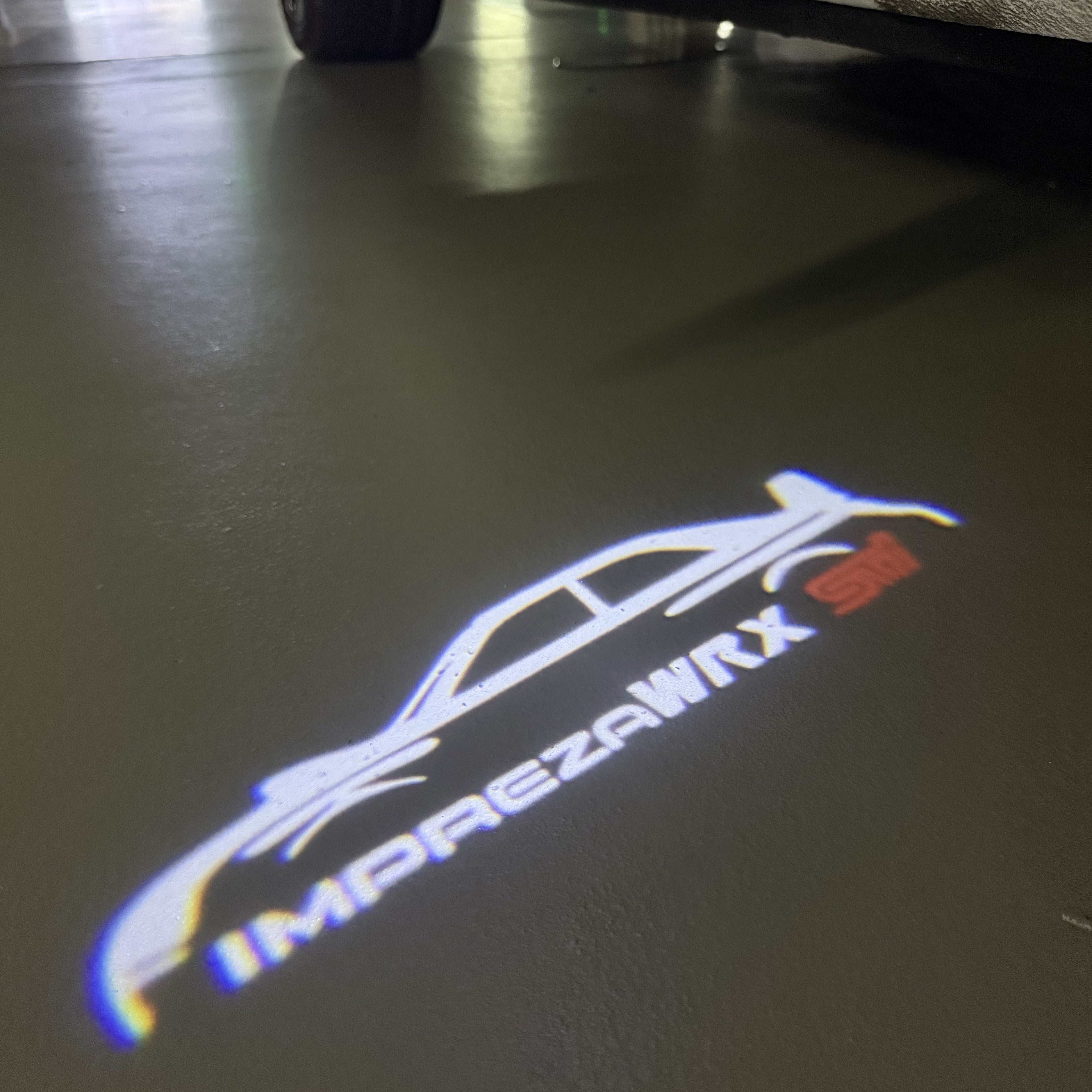 SUBARU IMPREZA LOGO PROJECROTR LIGHTS (quantity 1 = 1 sets/2 door lights) Nr.03A45