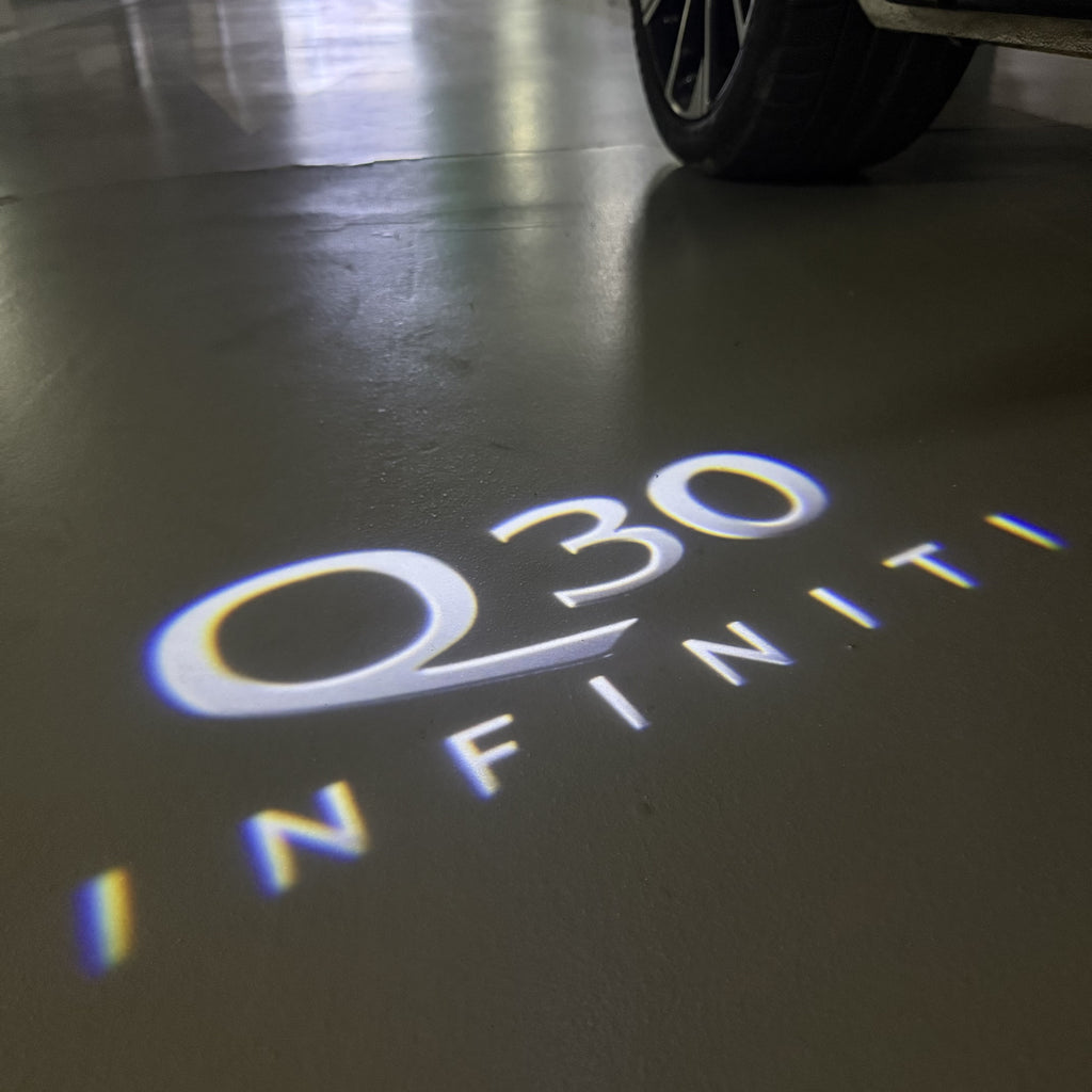LUCI PROIETTORI LOGO INFINITI QX56 Nr.74 (quantità 1 = 1 set / 2 luci porta)